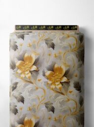 Petal flower style with white,yellow colors