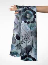 Petal flower style with blue,green colors - Image 3