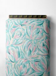 Bloom flower style with pink,white colors