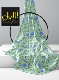 Bloom flower style with green, blue colors - Image 2