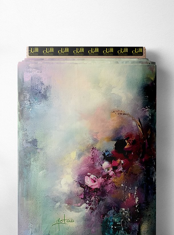 LAI01-3401_1.jpg Bloom flower style with pink,green colors - Image 1