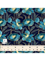 Petal flower style with blue,green colors - Image 5