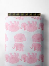 Elephant animal style with pink colors