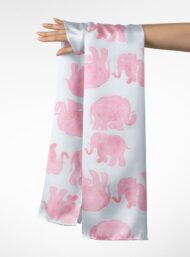 Elephant animal style with pink colors - Image 3