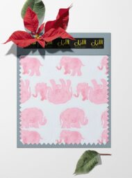 Elephant animal style with pink colors - Image 6