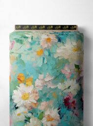 Petal flower style with pink,white colors