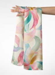 Petal flower style with pink,green colors - Image 3