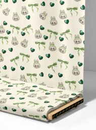 Bunny animal style with green, white colors - Image 4