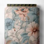 Petal flower style with pink,blue colors