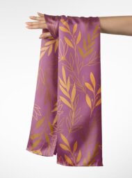 Leaf flower style with pink,yellow colors - Image 3