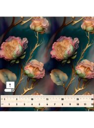 Petal flower style with pink, green colors - Image 5