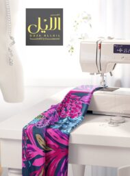 Leaf flower style with blue,pink colors - Image 7