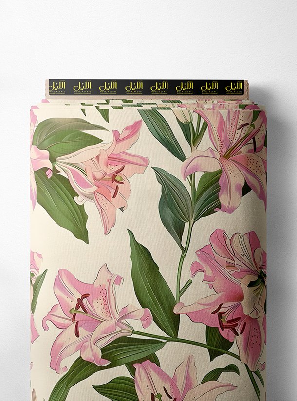 LAI01-3431_1.jpg Petal flower style with pink,green colors - Image 1