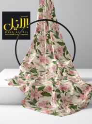 Petal flower style with pink,green colors - Image 2