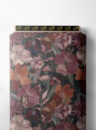 Bloom flower style with pink,red colors