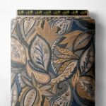 Leaf others style with brown,grey colors