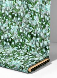 Bloom flower style with green, white colors - Image 4