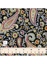 Paisley flower style with red,yellow colors - Image 5