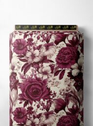 Petal flower style with red,white colors