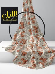 Petal flower style with orange,green colors - Image 2