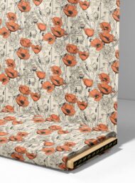 Petal flower style with orange,green colors - Image 4