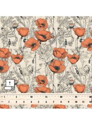 Petal flower style with orange,green colors - Image 5