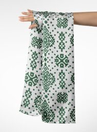 Pattern others style with green, white colors - Image 3