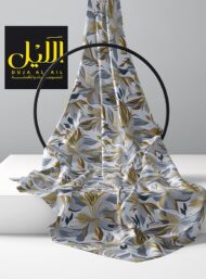 Leaf flower style with grey,yellow colors - Image 2