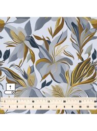 Leaf flower style with grey,yellow colors - Image 5