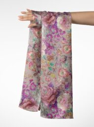 Bloom flower style with pink,green colors - Image 3