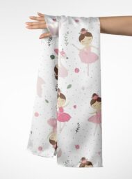 Girl flower style with pink,white colors - Image 3