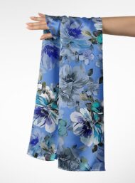 Petal flower style with blue,white colors - Image 3