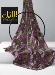 Petal flower style with purple,green colors - Image 2