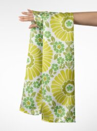 Bloom flower style with yellow, green colors - Image 3