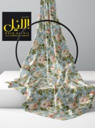 Rose flower style with pink,green colors - Image 2