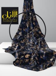 Bloom flower style with blue,black colors - Image 2