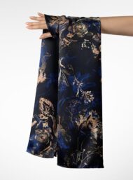 Bloom flower style with blue,black colors - Image 3