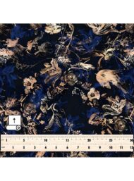 Bloom flower style with blue,black colors - Image 5