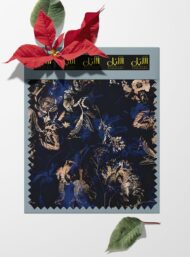 Bloom flower style with blue,black colors - Image 6