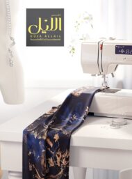 Bloom flower style with blue,black colors - Image 7