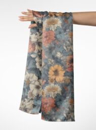 Petal flower style with blue,pink colors - Image 3