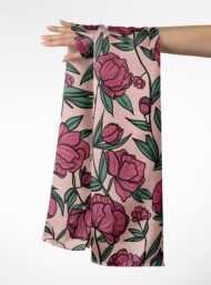 Petal flower style with pink, green colors - Image 3