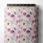 Petal flower style with pink,purple colors