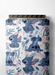 Stitch animal style with blue,pink colors