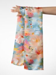 Bloom flower style with pink,white colors - Image 3