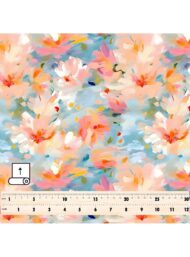 Bloom flower style with pink,white colors - Image 5