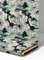 Petal flower style with green, pink colors - Image 4