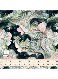 Petal flower style with green, pink colors - Image 5