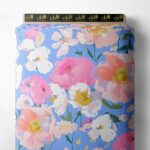 Petal flower style with pink,white colors