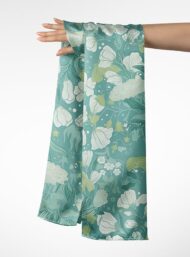 Petal flower style with green,white colors - Image 3